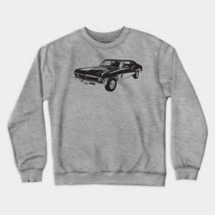 Vintage muscle car retro design Crewneck Sweatshirt